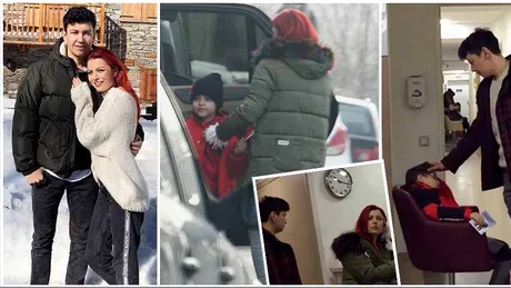 Elena Gheorghe a ajuns la spital cu fiul ei! Micutul Nicholas s-a simtit rau. Cum l-a consolat tatal sau VIDEO