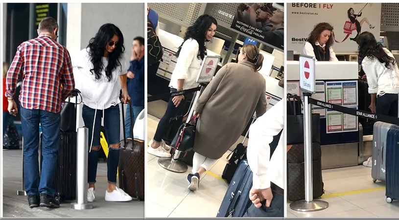 Grăbită tare, Mihaela Rădulescu a fentat coada la aeroport