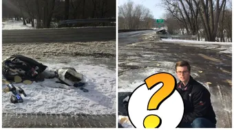 Un cuplu a observat ceva miscandu-se intr-o gramada de gunoi! Cand tinerii s-au apropiat de sacul menajer au avut un soc! Ce a iesit de acolo