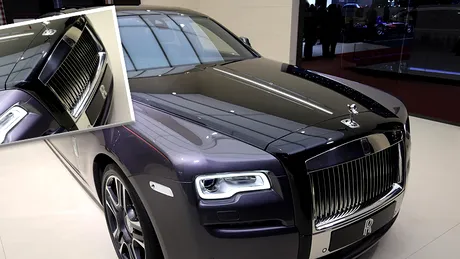 Rolls-Royce Ghost Elegance, singura masina din lume cu vopsea din... diamante! Arata incredibil VIDEO