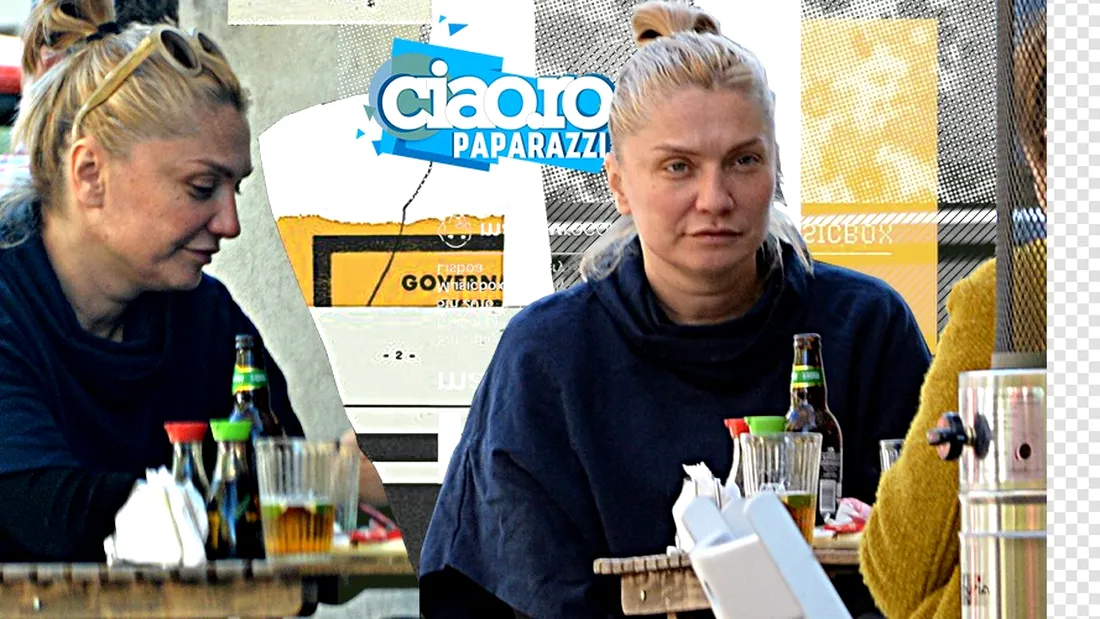 Cristina Cioran s-a cinstit cu bere la șosea, iar cea mai bună prietenă i-a ținut companie. După ce a dispărut de pe TV, actrița nu mai pare interesată de ”etichete”!