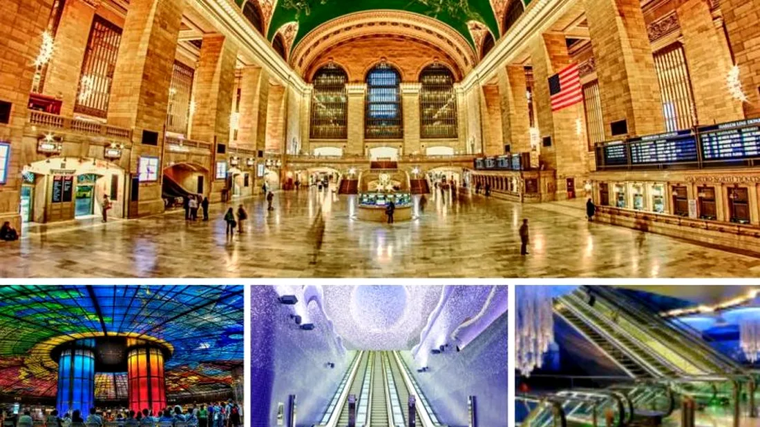 Cele mai frumoase statii de metrou din lume! Bijuteriile din subteran sunt considerate adevarate opere de arta