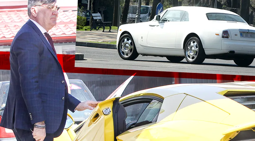 Asta da extravaganta! Dan Nicorescu si-a scos masinile de lux la plimbare! Miliardarul s-a dat ''mare'' pe strazile din Capitala