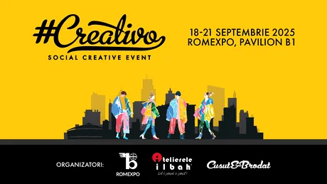 Creativo - Social Creative Event, cel mai mare eveniment dedicat industriei de fashion din România, revine!