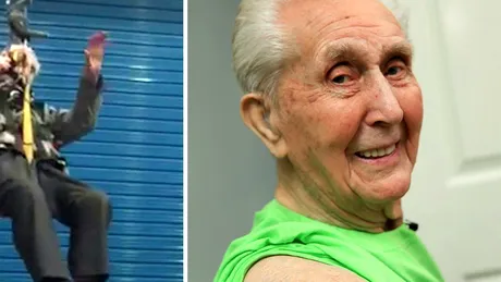 Are 105 ani, dar se antreneaza pentru catarari pe munte ca la 20! Secretul sau e unul neasteptat. VIDEO incredibil cu cel mai varstnic aventurier
