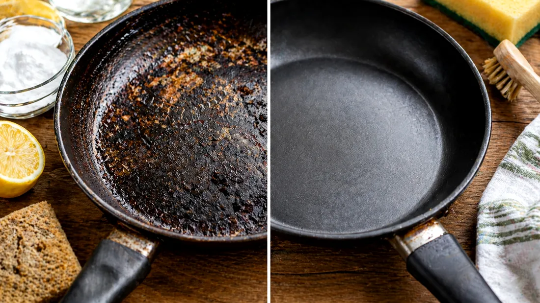 Cum cureți ușor tigaile arse – metode simple care îți salvează timpul și nervii