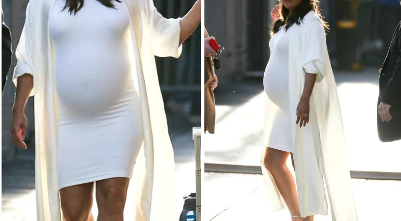 Cea mai celebra gravida a momentului! WOW cum poate sa arate si cat de mare s-a facut burtica ei. Cine este?!