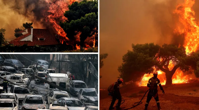 Incendiile din Grecia: s-a aflat cauza lor! Cum au luat nastere si mistuit zone intregi
