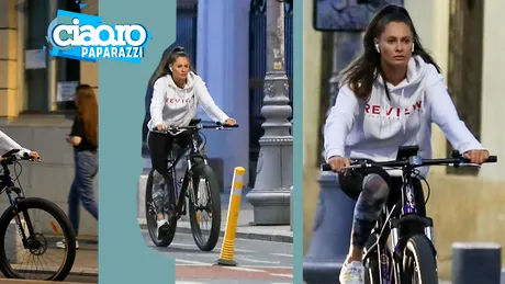 A câștigat Asia Express, dar merge tot cu bicicleta! Raluka, slalom pe două roți prin ”jungla” bucureșteană