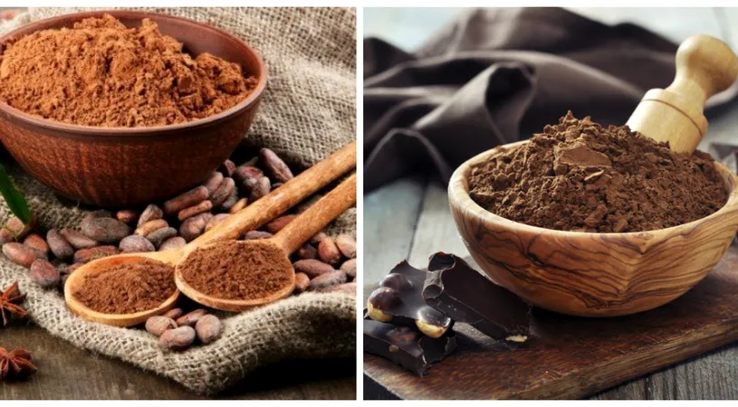 Pudra de cacao vs Pudra de roscove. Pe care e bine sa o consumi mai des