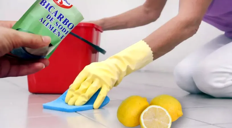 Cum se curăță rapid gresia din baie! Soluția naturală pe care o ai deja în casă