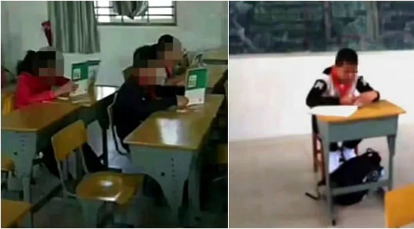 Un baietel bolnav de cancer a fost umilit in ultimul hal de profesoara lui! A fost pus sa stea separat ca sa nu isi molipseasca colegii. Imagini socante