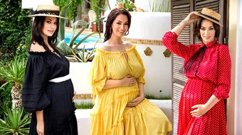 Feli si-a etalat burtica de graviduta pentru UNICA!