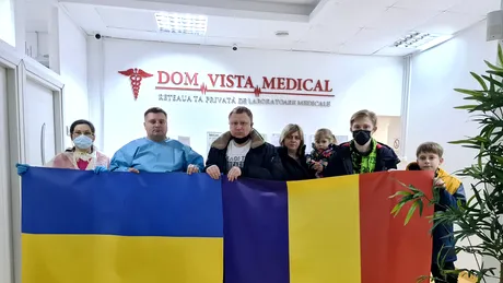 Refugiații din Ucraina, testați GRATUIT împotriva COVID- 19 de către Dom Vista Medical