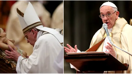Papa Francisc, mesaj dur la slujba de Craciun pentru toti credinciosii! Omul a devenit lacom! VIDEO