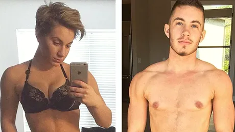 In aceasta fotografie e una si aceeasi persoana! Fotografiile cu acest transgender inainte si dupa sunt ULUITOARE