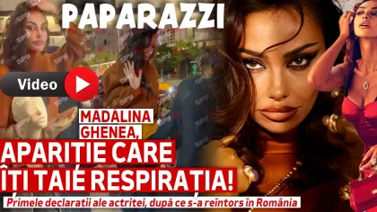 Mădălina Ghenea, apariție care îți taie respirația! Primele declarații ale actriței, după ce s-a reîntors în România. PAPARAZZI