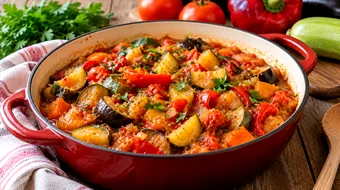 Ghiveci cu legume de toamnă. Rețeta simplă și gustoasă care aduce toate aromele sezonului într-o singură cratiță