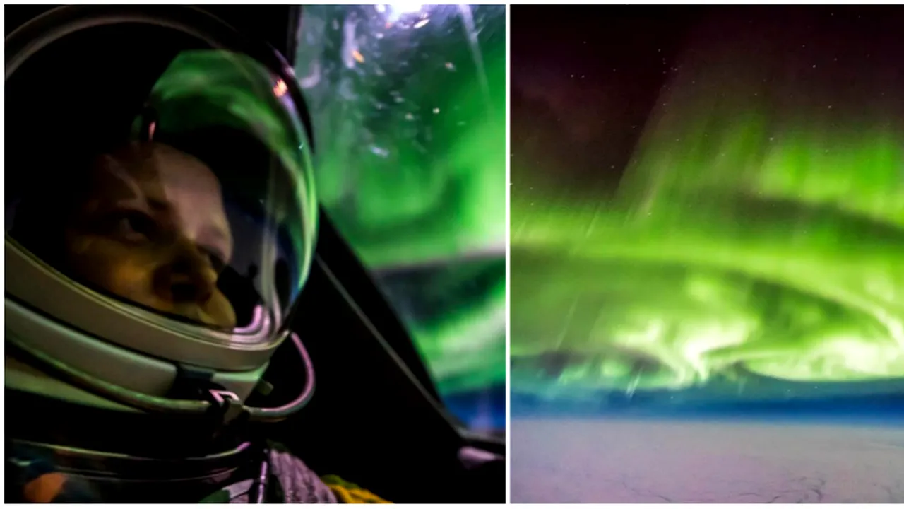 Asa arata aurora boreala deasupra norilor 