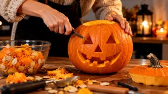 Trucul simplu pentru a sculpta ușor un dovleac de Halloween. Metoda care te ajută să îl decupezi fără efort