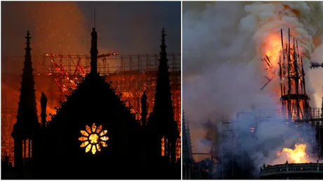 Catedrala Notre-Dame, incendiu de proportii. Ce transmit autoritatile franceze. Imagini VIDEO sumbre