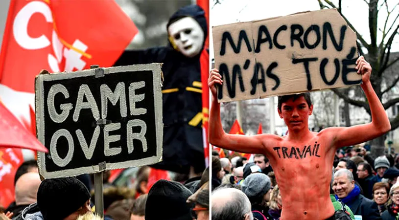 Proteste la Paris. Francezii sunt nemultumiti de scumpirea carburantului. Imagini VIDEO