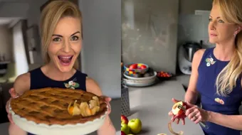 Rețeta de prăjitură cu mere a Elwirei Petre. Ingredientul secret care-i dă gustul perfect!