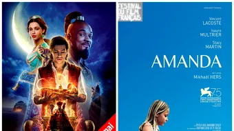 Filme noi in cinema saptamana 20-26 mai 2019: Aladdin si Amanda vin pe marile ecrane! VIDEO