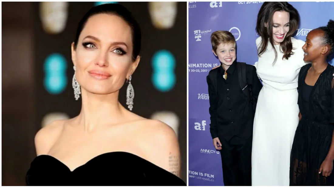 Angelina Jolie, fara pic de machiaj! Actrita s-a distrat pe cinste alaturi de copiii sai! E mai fericita ca oricand dupa divortul de Brad Pitt
