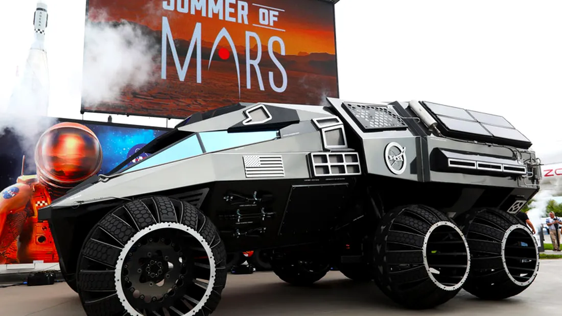 NASA tocmai a lansat masina cu care oamenii vor merge pe Marte! Cum arata tancul imens si cand va ajunge in spatiu