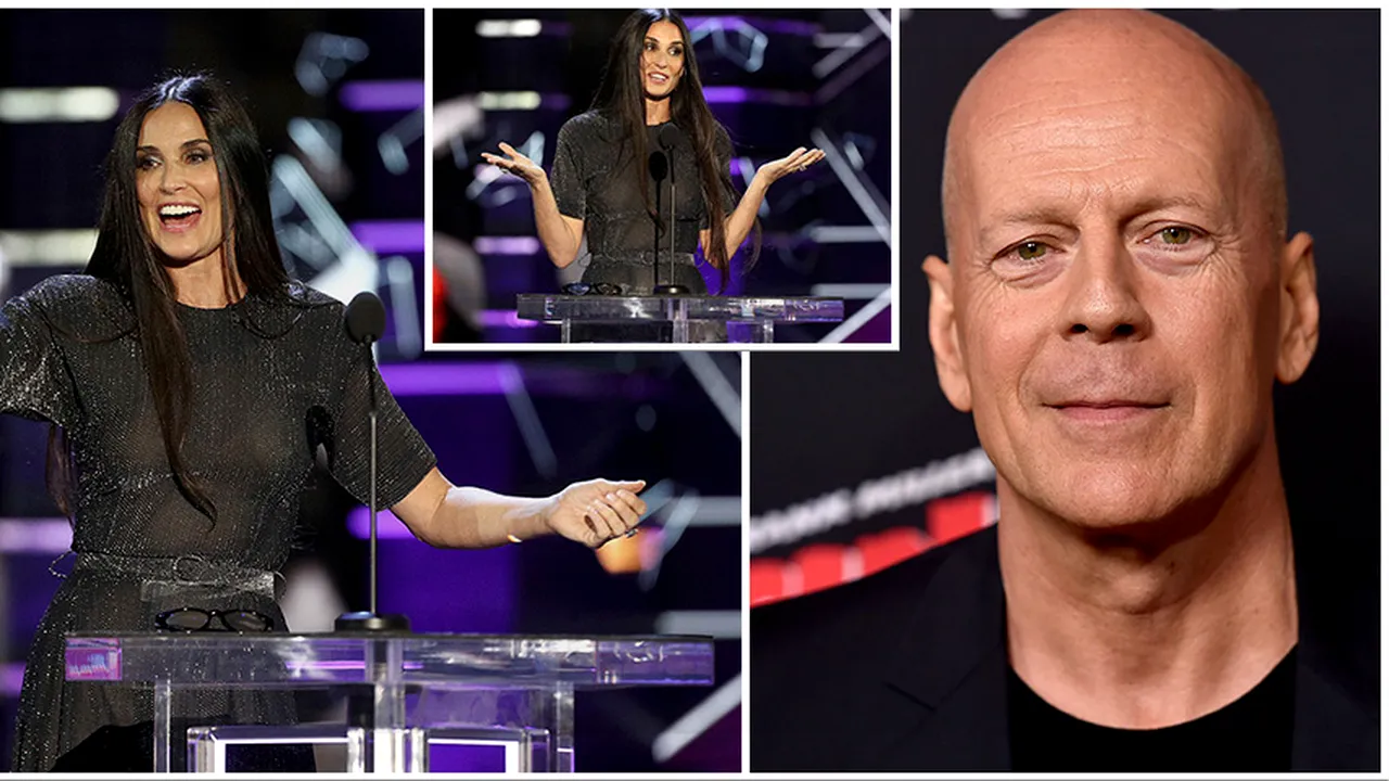 Demi Moore a facut misto de Bruce Willis 