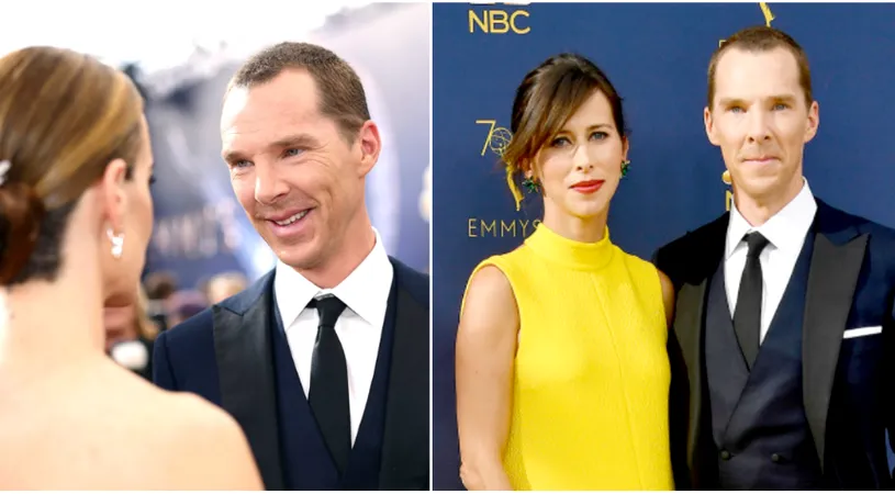 Sotia actorului Benedict Cumberbatch e insarcinata! Si-a aratat burtica de gravida pe covorul rosu, la Premiile Emmy 2018!