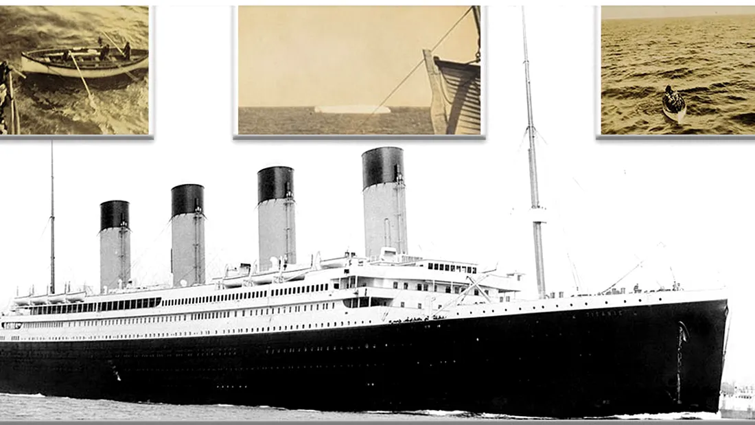 Poze rare cu Titanic! Albumul unui barbat care a ajutat la salvarea pasagerilor a fost scos la licitatie