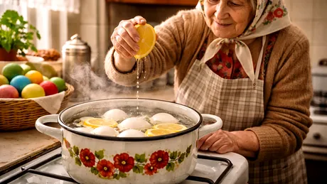 Ce să pui în apa în care fierbi ouăle de Paște. Trucul simplu care le păstrează intacte și ușor de curățat