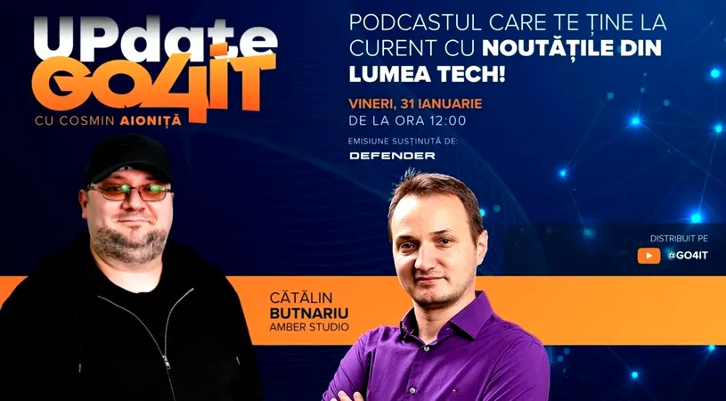 „Update Go4it” #11 cu Cătălin Butnariu – Gaming, Netflix, DeepSeek și tendințele tech din 2025