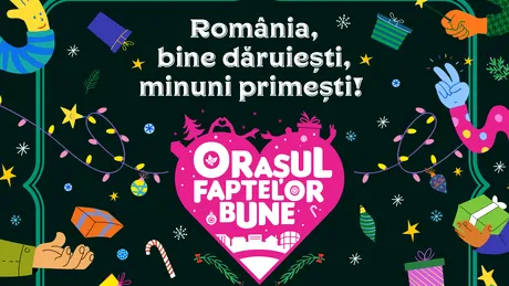 Mihai Morar: „Din 16 decembrie mutam Orașul Faptelor Bune în Piața Unirii din Oradea!”  România, bine dăruiești, minuni primești!