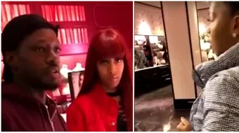 Si-a prins iubitul de mana cu o alta femeie, intr-un magazin de lenjerie intima! E ireal ce l-a obligat sa faca in doar cateva secunde, de nervi VIDEO