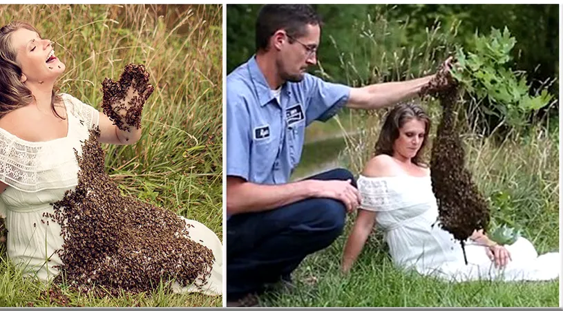 Ce s-a intamplat cu gravida care s-a pozat acoperita cu mii de albine. Tragedia s-a petrecut la scurt timp dupa sedinta foto :(