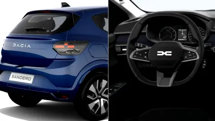 Dacia Sandero facelift poate fi achiziționată în România. Cât costă modelul pe piața locală