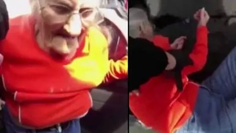 Batrana bolnava psihic, luata pe sus de politie! Femeia de 93 de ani urla de frica. De ce au retinut-o VIDEO