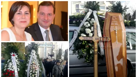 Durere de nedescris la inmormantarea sotilor Maleon! Anda si Bogdan au fost condusi pe ultimul drum de familie si prieteni
