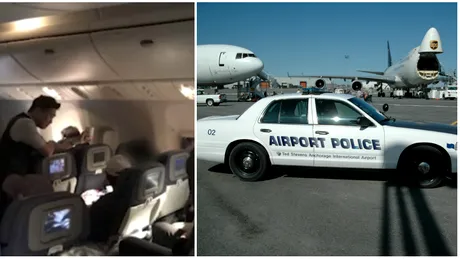 Un avion a aterizat de urgenta dupa ce un pasager a inceput sa faca un gest socant! La scurt timp a fost preluat de cativa agenti FBI