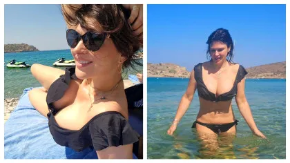 Monica Bîrlădeanu, imagini incendiare de la plajă! Cum arată acum, la 46 de ani. Timpul a stat în loc pentru ea