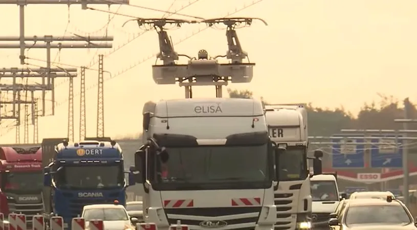 Germania a inaugurat prima autostrada electrica! Cum arata TIR-urile care circula pe ea! Cand crezi ca se va intampla asta si in Romania? VIDEO