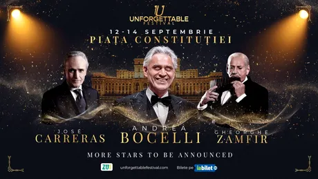 Unforgettable Festival 2025 – București devine scena celui mai mare festival pop-simfonic din România