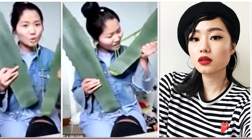 Vloggerul care s-a otravit in direct! Femeia credea ca mananca aloe vera cruda. Ce era planta periculoasa