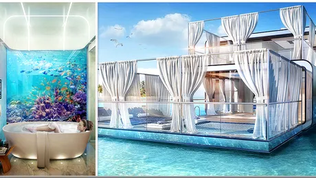 Vilele din sticla ridicate in Dubai! Cat te costa sa ai casa pe apa