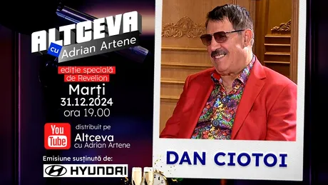 Revelion „ALTCEVA” cu legenda muzicii de petrecere, Dan Ciotoi | PREMIERĂ pe 31 DECEMBRIE