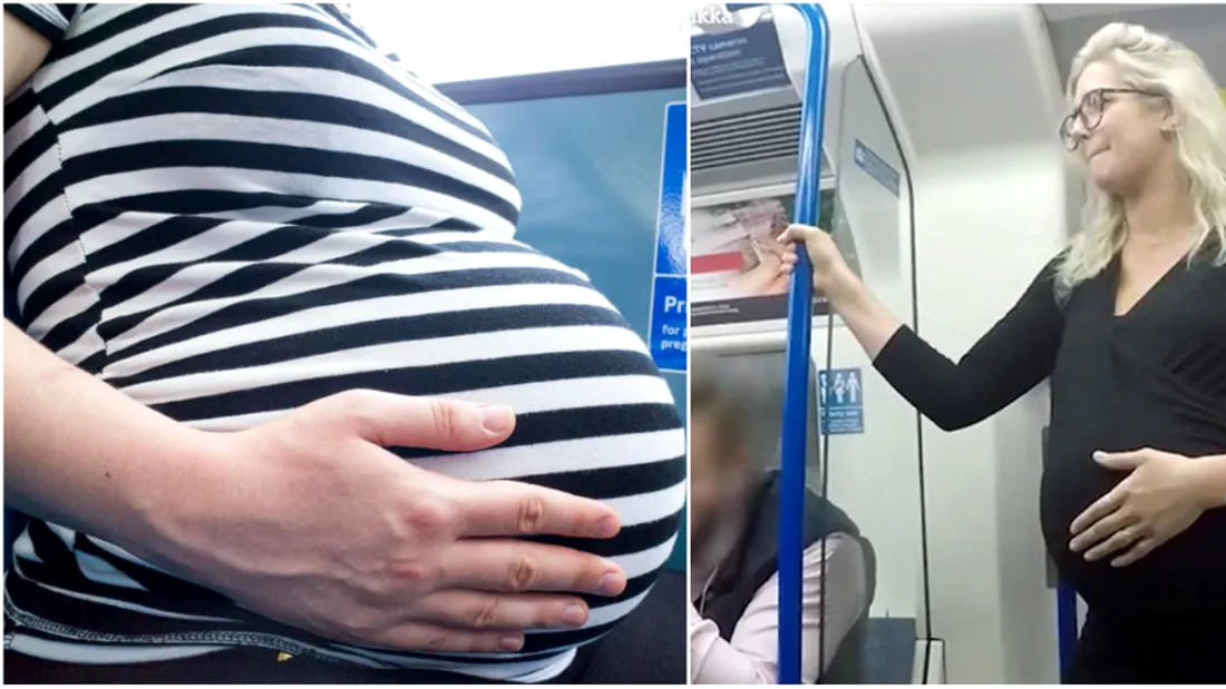 Femeia insarcinata a fost ignorata total de catre pasagerii din metrou! DE CE nu au lasat-o sa se aseze. VIDEO socant