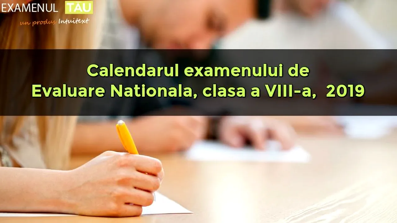 Simulare Evaluarea Nationala 2019. Luni dimineata, elevii sustin proba la limba romana (1) 